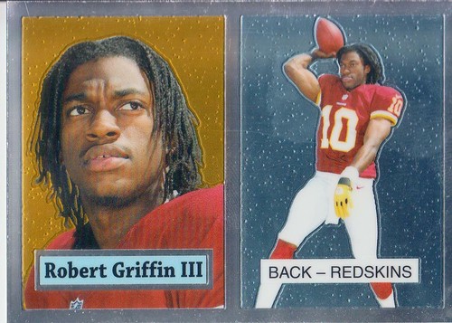 Robert Griffin III #4 2012 Topps Chrome 1957 Inserts card