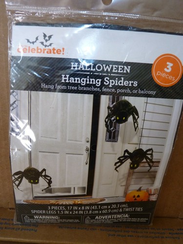 Celebrar Halloween Arañas Colgantes - Juego de 3 - Imagen 3 de 3
