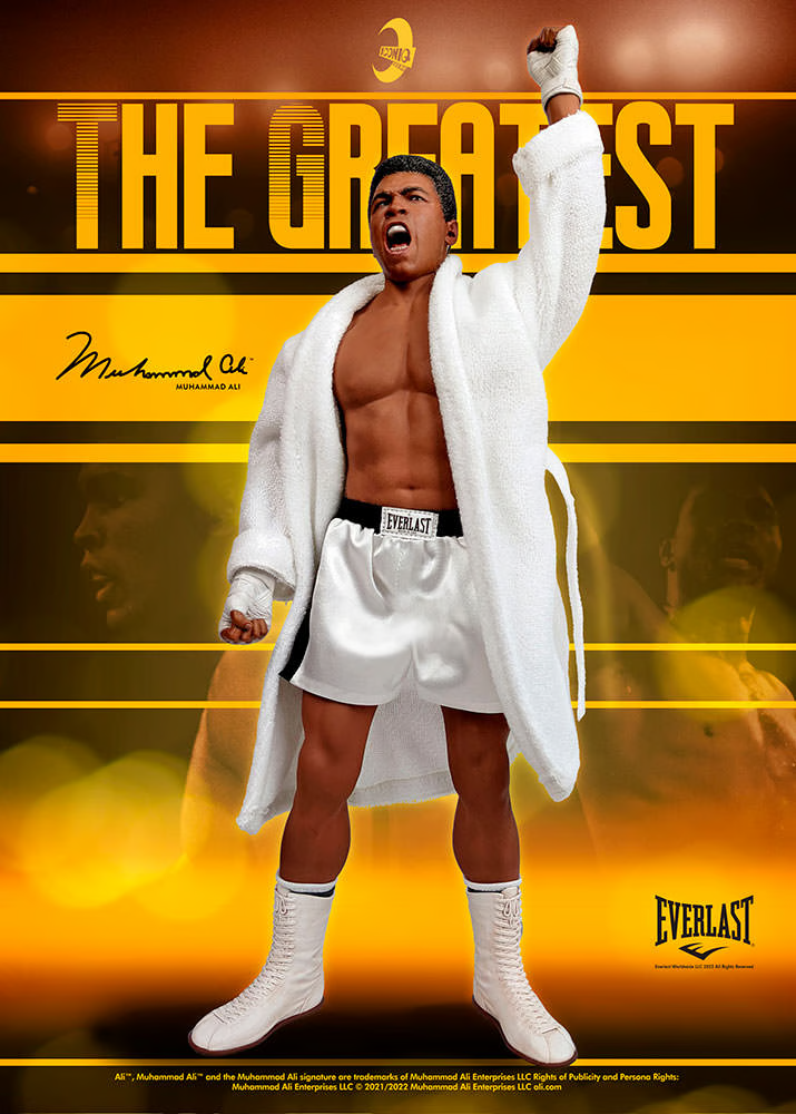 MUHAMMAD ALI~SIXTH SCALE FIGURE~COLLECTORS EDITION~ICONIQ STUDIOS MUHAMMAD ALI~SIXTH SCALE FIGURE~COLLECTORS EDITION~ICONIQ STUDIOS