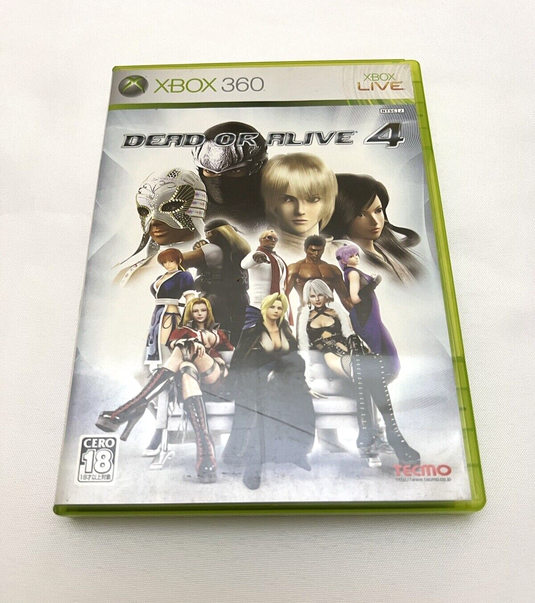 Dead or Alive 4 Platinum Collection Xbox 360 Japanese Japan Import