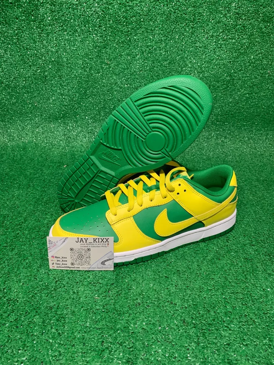 DAMAGED BOX *** Nike Dunk Low Reverse Brazil Mens Size 13 Brand