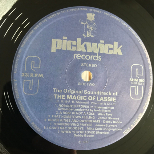 LASSIE Vinyl Soundtrack Movie LP Magic of - Picture 5 of 5