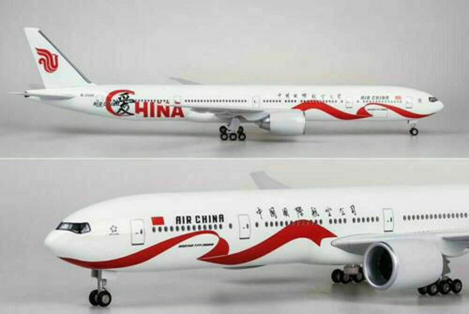 1/157 AIR China Boeing B777 Airplane Passanger Aricraft 47cm Plane Model Toy USA - Image 4 of 4