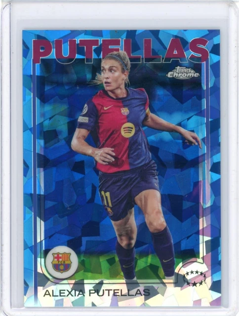 2024-25 Topps Chrome UEFA Women's Champions League Sapphire Alexia Putellas #11