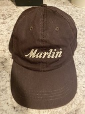 Marlin Embroidered Strapback Baseball Cap