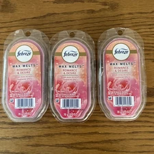Febreze Romance & Desire Scented Wax Melts Air Freshener 6 pack - Lot of 3