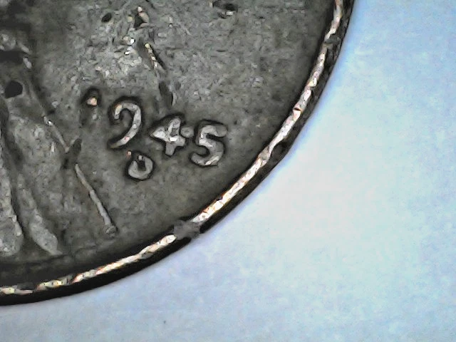 1945 D Wheat Penny - mint errors D is rotated see photos - Image 2 of 4
