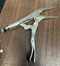 Vise Grip Pliers Petersen Dewitt Long Nose Locking Adjustable 6LN USA