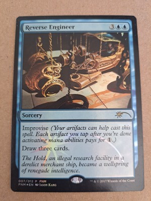 Magic The Gathering FNM Friday Night Magic Reverse Engineer Foil Promo Exc Cond