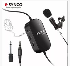 SYNCO Lav-S6M Omnidirectional Clip-on Lavalier Condenser Microphone Support USB
