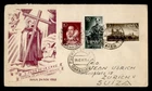 DR WHO 1954 SPAIN FDC SAINT JUAN DE LA CRUZ COMBO 2PTAS M81884