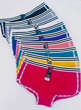 NEW Lot 6 Boyshorts Panties Cotton Underwear Women's Ladies Girls 8542 Size S-XL