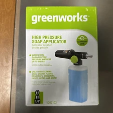 Greenworks High Pressure Soap Applicator Foam Cannon Car Washing Detailing