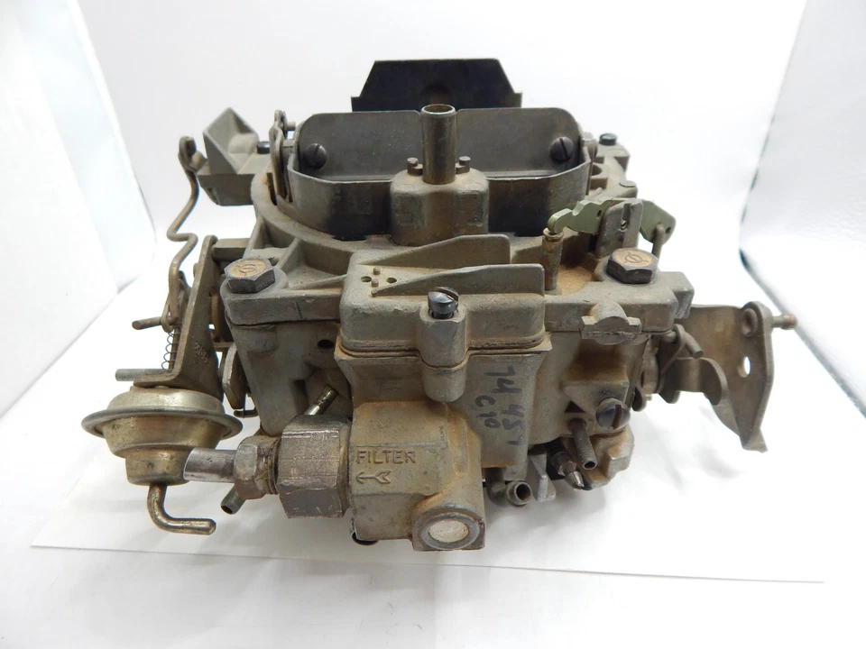 Carburador Rochester Quadrajet 7044223 FH 4 barriles 1974 454 C10 Chevy GM camión Foto 3 de 4