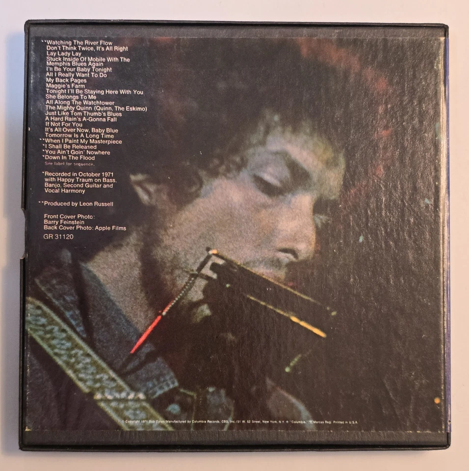 BOB DYLAN Greatest Hits Vol II 7" Reel to Reel Tape 3-3/4 IPS Foto 2 de 4