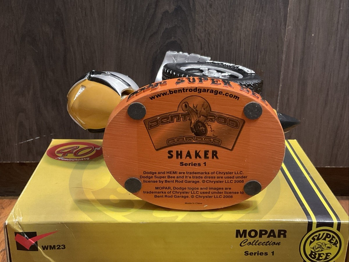 New Dodge Super Bee Bobblehead Butterscotch Bent Rod Garage Shaker
