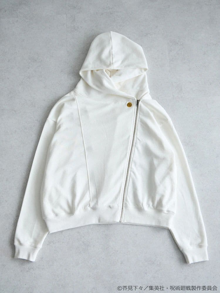 Jujutsu Kaisen × Earth Music Ecology White Rider Hoodie Free Size