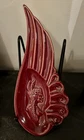 Red Wing Pottery  "PRETTY RED WING"  Ashtray (Rare Indian Maiden Version)