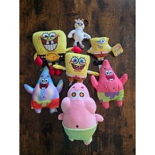 Nickelodeon SpongeBob Squarepants Plush Lot of 7
