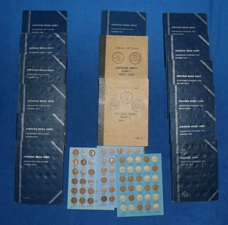 Lincoln Cent 16 Album Lot 1909 1941 Most Wheat Lots of Coins 10.6 Lbs