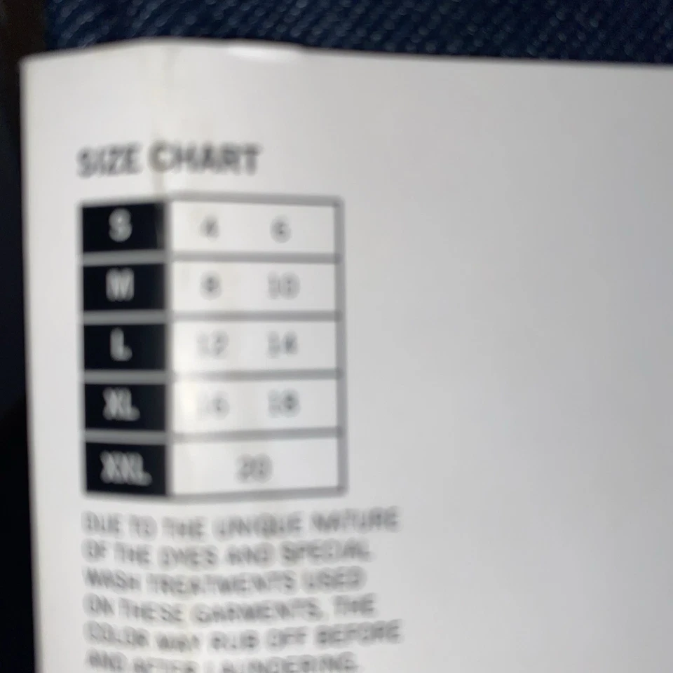 Mujer Tono Estudio Clásico Denim Leggings Tiro Medio Tejido Jean, Índigo Profundo, Pequeño S Foto 2 de 2