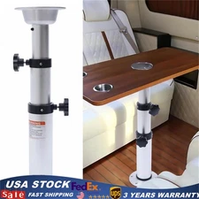 Adjustable Height Table Pedestal Base For Marine Boat RV Yacht, Aluminum Alloy
