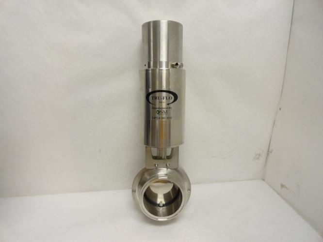 180107 New-No Box; Tru-Flow BFY316LE4K11114C3 Actuated Butterfly Valve SS Size 4