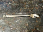 International Sterling Royal Danish COCKTAIL FORK 5 1/2" 19g  No  Monogram