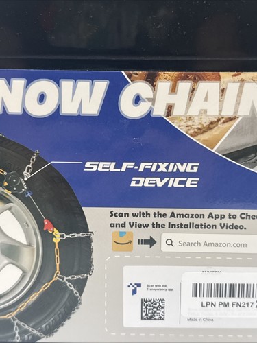 HKN-160 Auto-Fixing Snow Tire Chains Quick Fit 1-Min SUV Truck Traction Set 2 - Picture 8 of 14