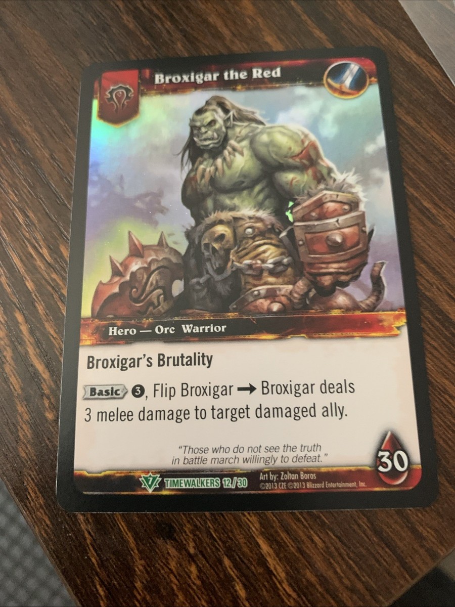 Broxigar the Red Timewalkers Heroes 12/30 WOW World of Warcraft
