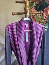 Chico's Purple Pattern Open Drape Style Jacket Women Chico's 2. US 12/14.