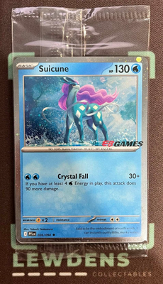 Suicune - 026/094 - Phantasmal Flames Sealed EB GAMES Promo