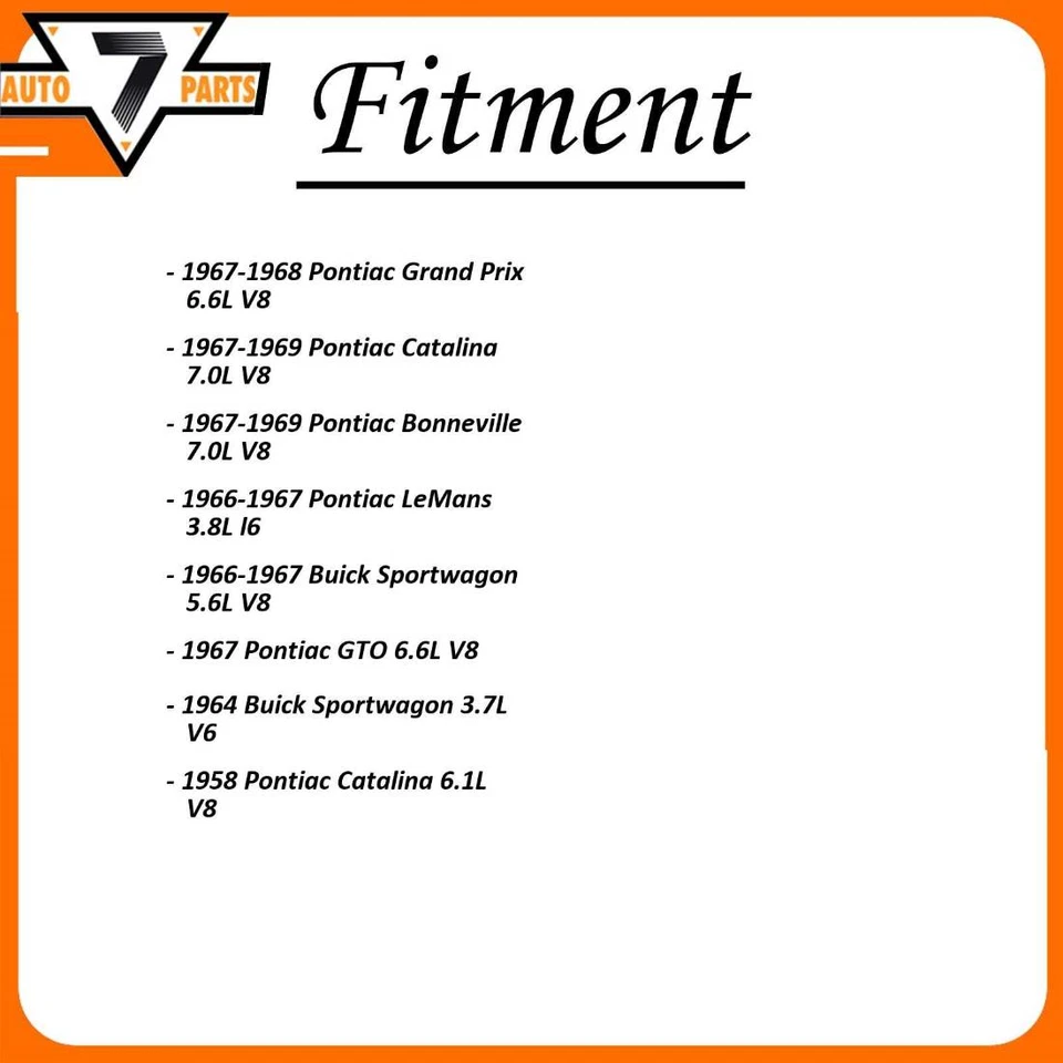 Amortiguador enfoque delantero piezas de automóviles para Buick Skylark 1964 1965 1966 1967 Foto 4 de 4