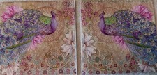 2 Individual Cocktail Napkins For Decopauge