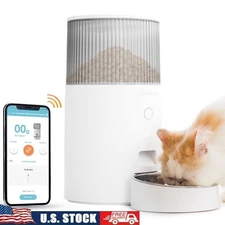 Smart Automatic Cat Dog Feeder Food Dispenser Portion Control App Enabled New