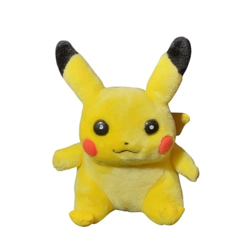 Pikachu Vintage Plush 1998 Toy Soft Kids Pokémon Yellow 90s Nintendo Hasbro 8"