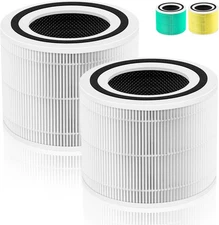 240 True HEPA Replacement Filter 14 for Puro 2 Pack, White - Original 