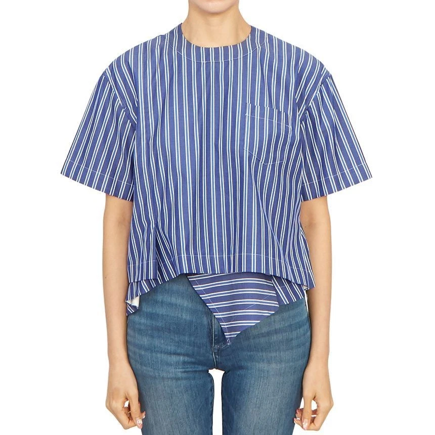 T shirt donna manica corta Sacai 96307493