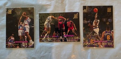 1992-93 Topps Stadium Club Super Team Cards # 4, 20 & 27  (388)