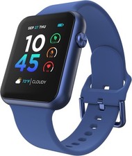 iTouch Air 4 Smartwatch: Blue Case w/ Blue Silicone Strap 41mm TA4M01-K06