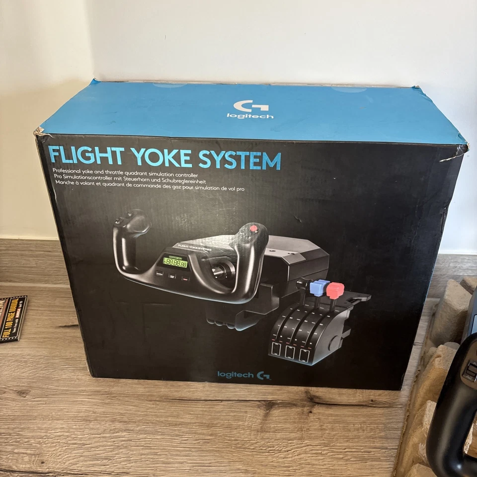 Logitech G Saitek Pro Flight Yoke System PC USB BOXED J-U0004 - Yoke Only - Image 2 of 4