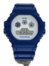 CASIO Wasted Youth Quartz Watch G SHOCK Digital Rubber WHT BLU