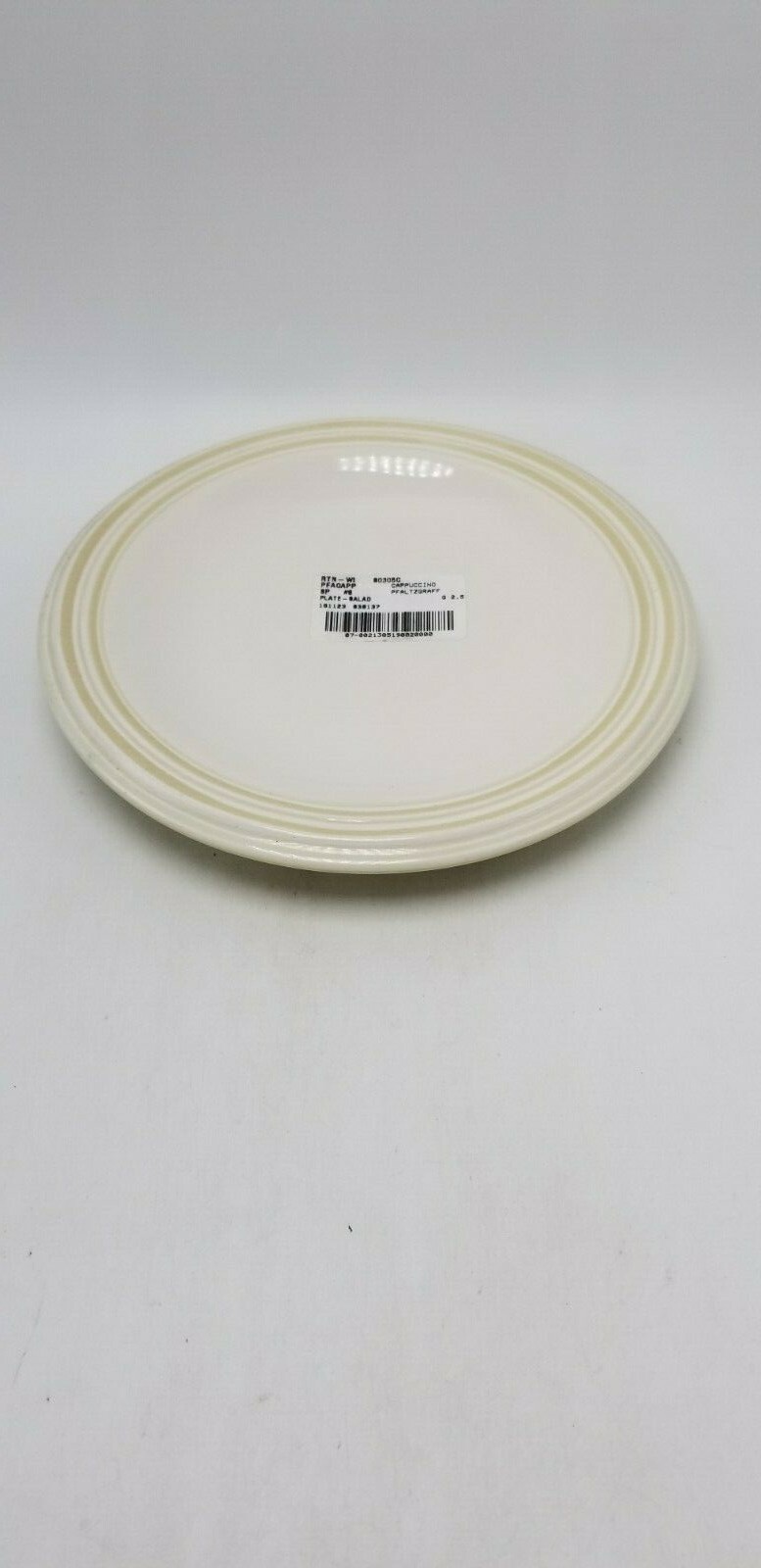 Pfaltzgraff "Cappuccino" Salad Plate - Made In USA - 8 Inch