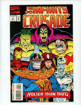 Infinity Crusade #4 Comic Book 1993 VF Jim Starlin Ron Lim Marvel Drax