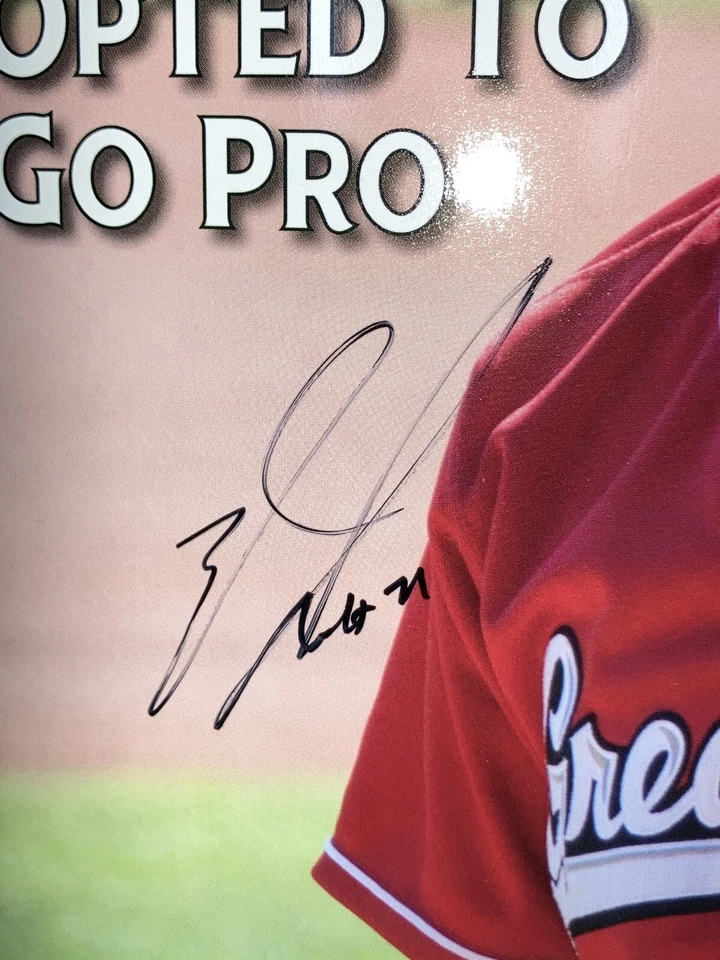 亲笔签名杂志 - Zach Lee Great Lake Loons 单曲 A 洛杉矶道奇队 — 第 2/2 张图片