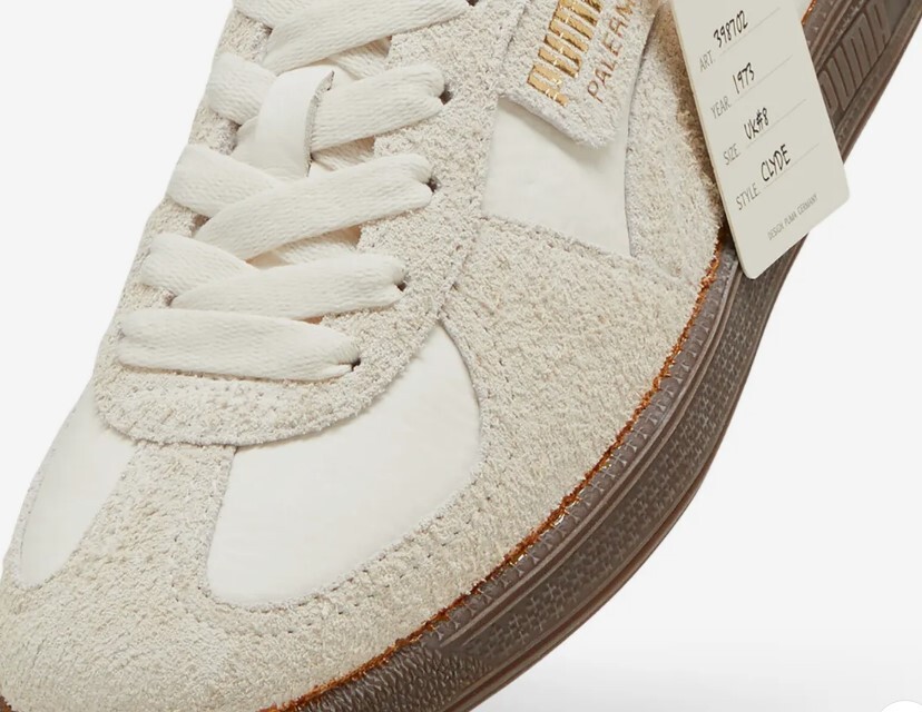 スニーカー ^PUMA^ Palermo The Never One IV Ivory Alpine 39965601 3 Puma Palermo Vintage Neverworn men's shoes 399656-01 ivory