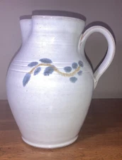 Jugtown Ware Pottery Pitcher Glazed 7.25” Vintage 1979