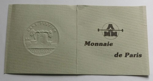 Tour Eiffel Tower 1889-1989 Silver Proof Coin, Case & COA, Paris Mint France - Picture 4 of 6
