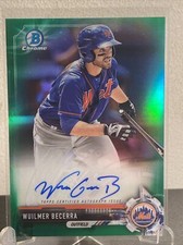Wuilmer Becerra 2017 Bowman Chrome Prospect Auto Green /99 #CPA-WB