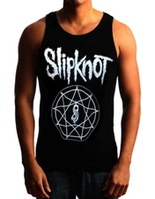SLIPKNOT LOGO PUNK ROCK Band Black Tank Top